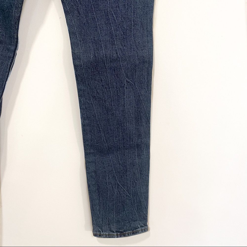 Y2K Gap Slim Straight Vintage Classic Mom Jeans Mid rise medium acid wash - Picture 9 of 10